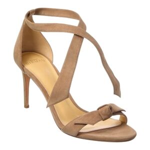 Alexandre Birman Claritra Suede Tan Sandal Size EU 39.5